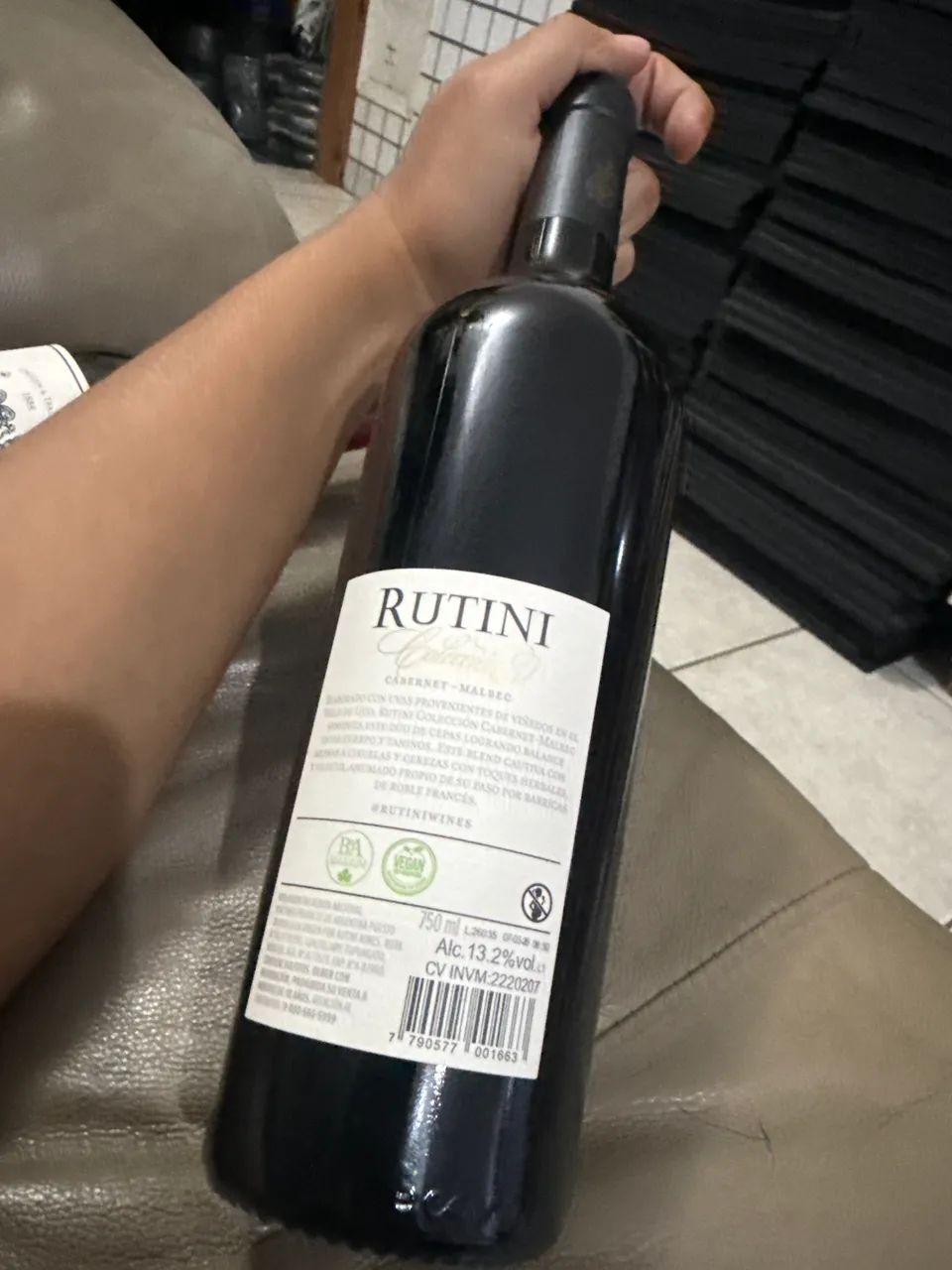 Vinho Argentino Rutini Cabernet Malbec - Foto 2