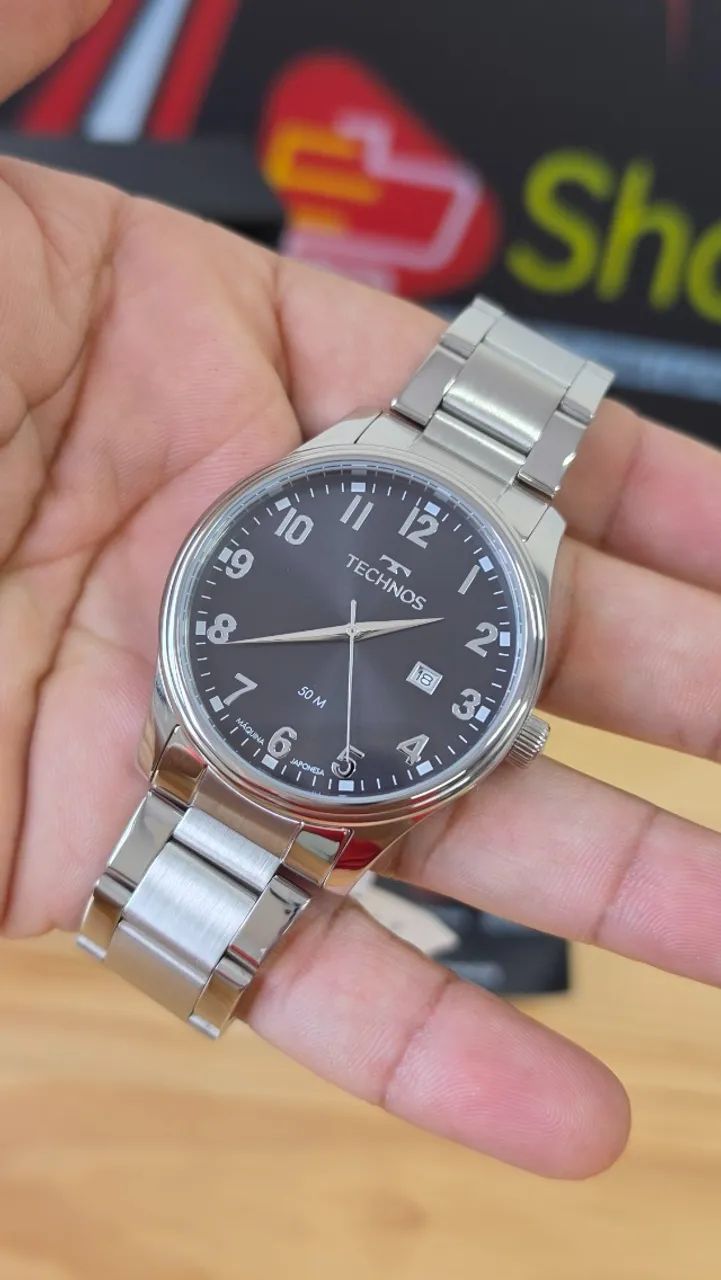 Relógio Technos Prata - 2115TZC/1P - Foto 4