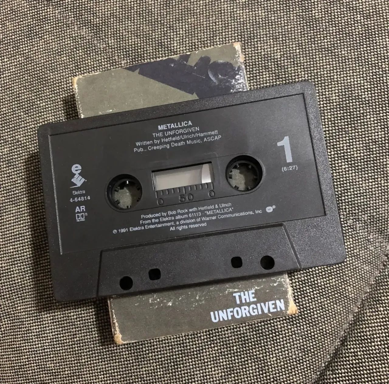 Lote 3 Fitas K7 Singles Metallica - Black Album 1991 Importadas