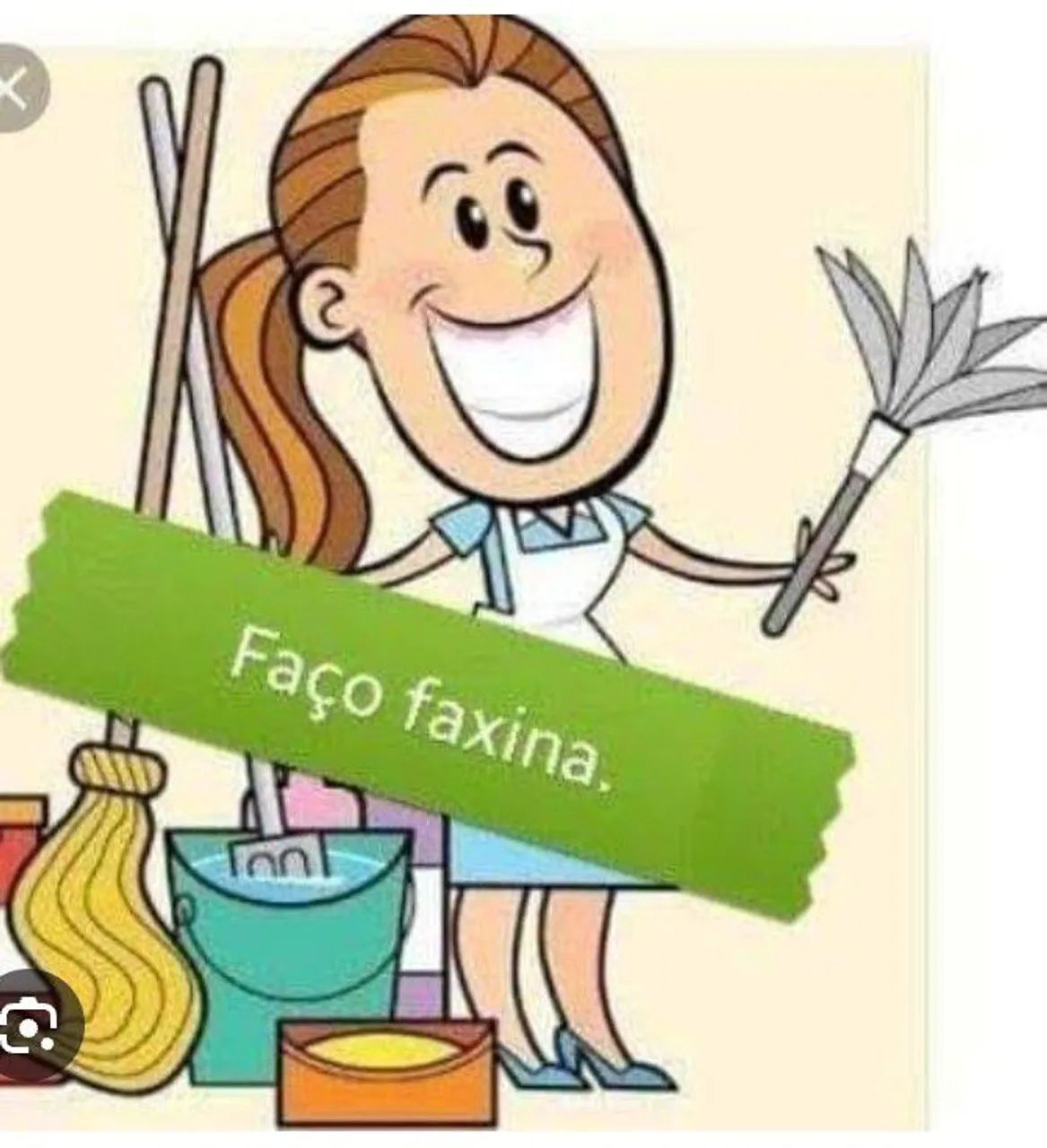 Faço faxina 