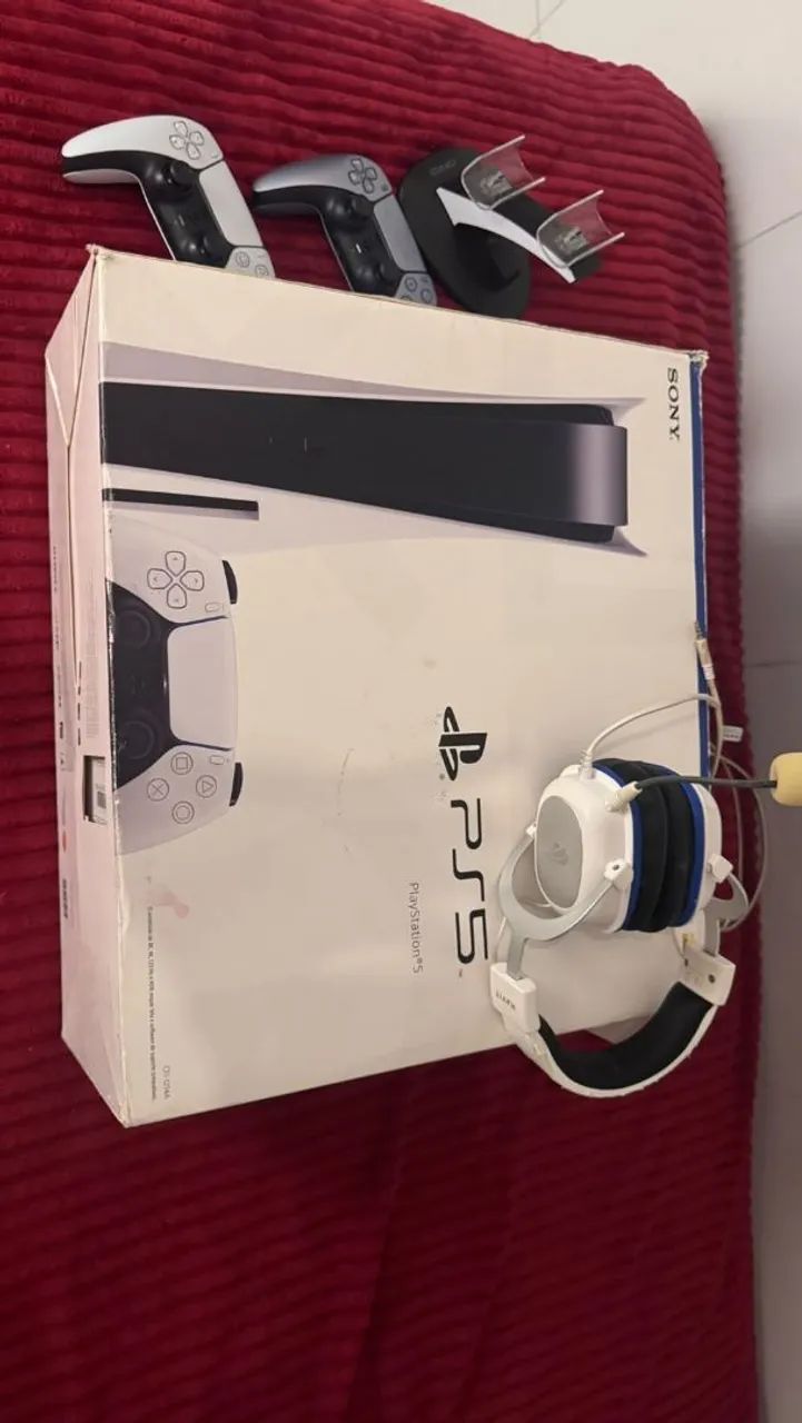 PS5 NOVÍSSIMO + ACESSÓRIOS (COMBO GAMER) - Foto 2