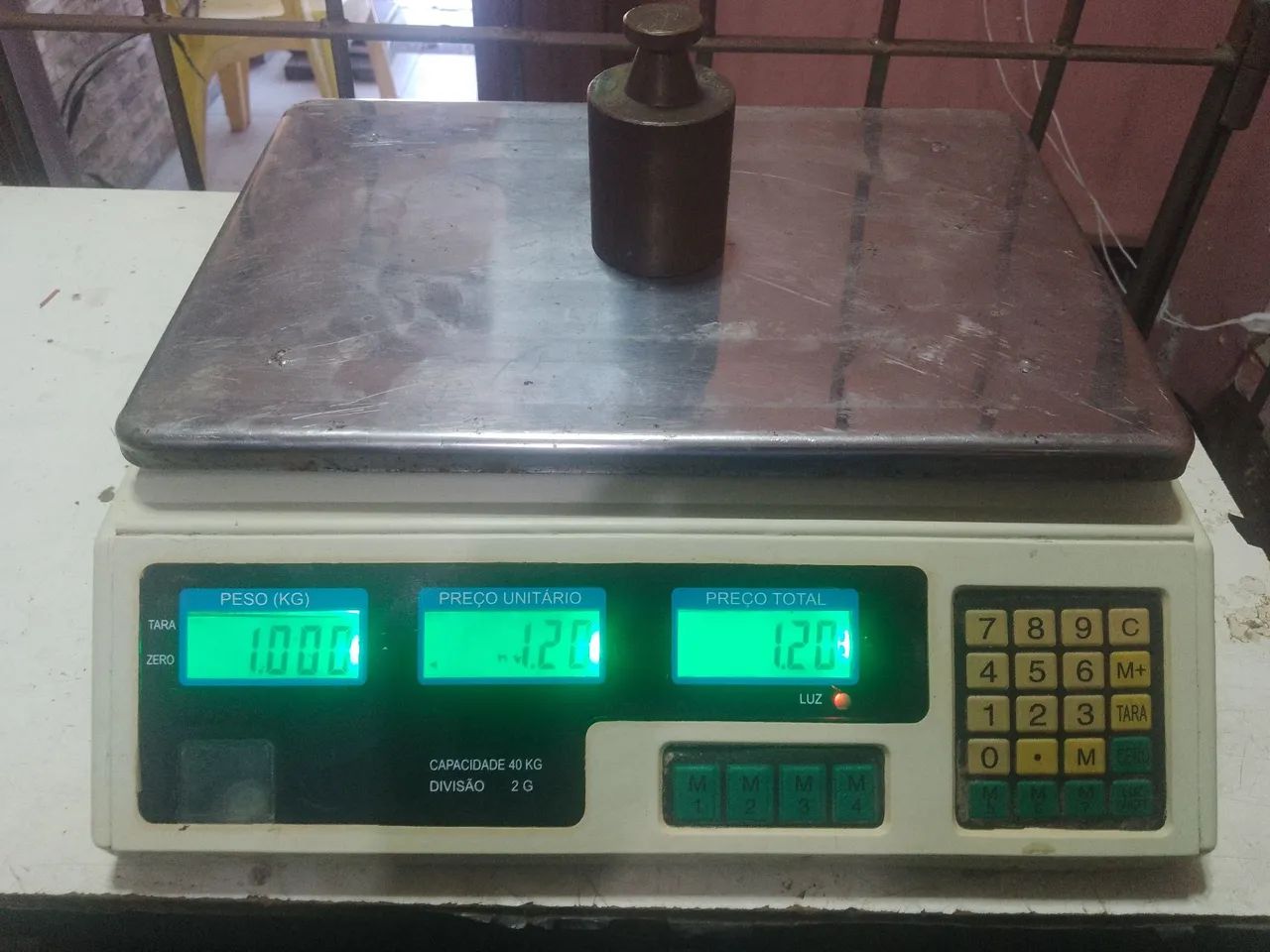 Balança eletrónica 