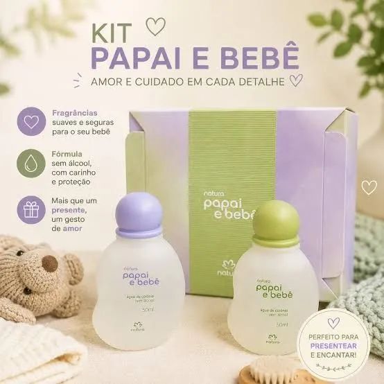 Kit Mamãe e Bebê Presente Papai e Bebê 