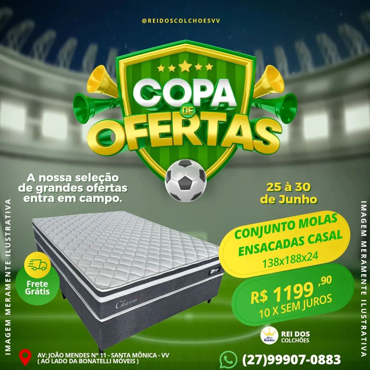 Conjunto Molas Ensacadas Casal ( Colchão + Box )