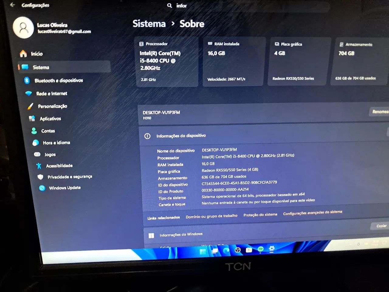 Computador completo + logitech g27  - Foto 3
