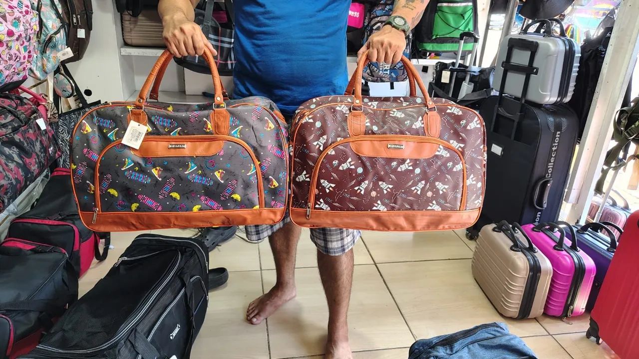 Bolsa pra viagem - ENT GRÁTIS 