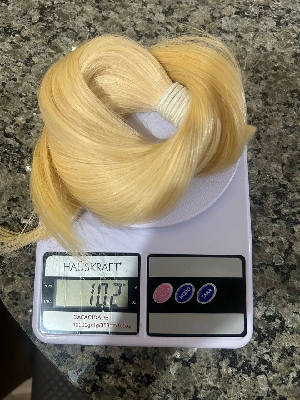 Cabelo humano 100g loiro  - Foto 2