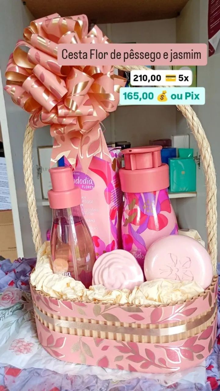 Presente Flor de pêssego e jasmim 