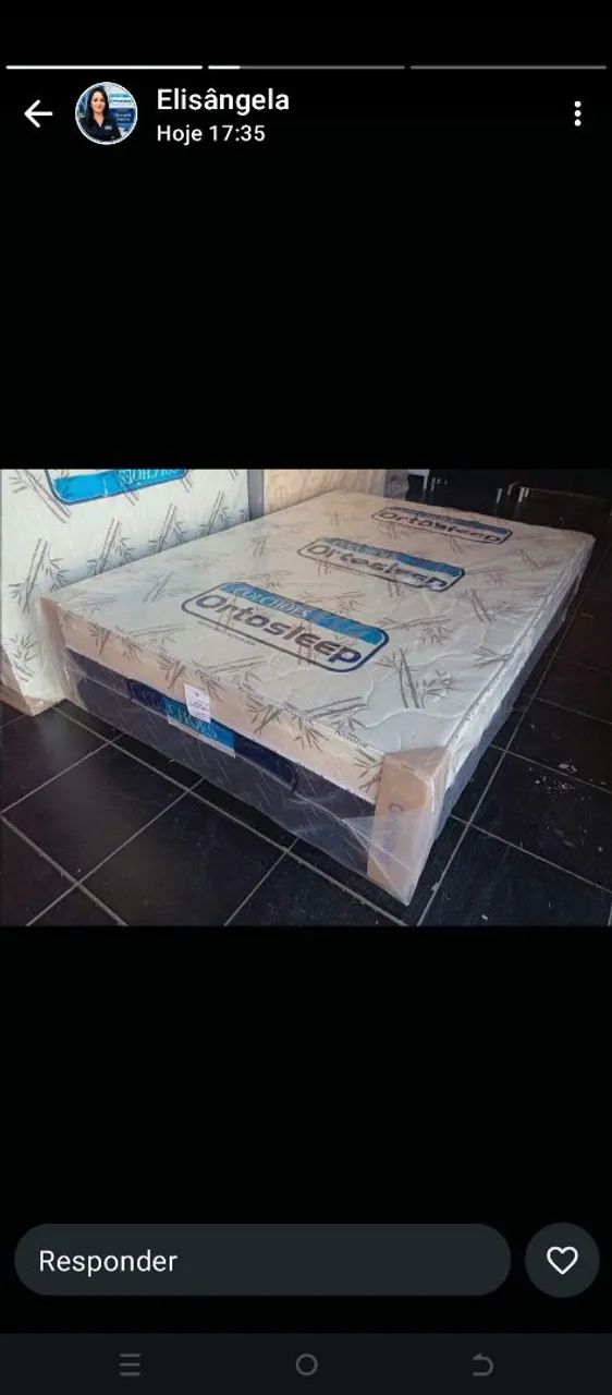 Cama casal conjugada com espuma D28