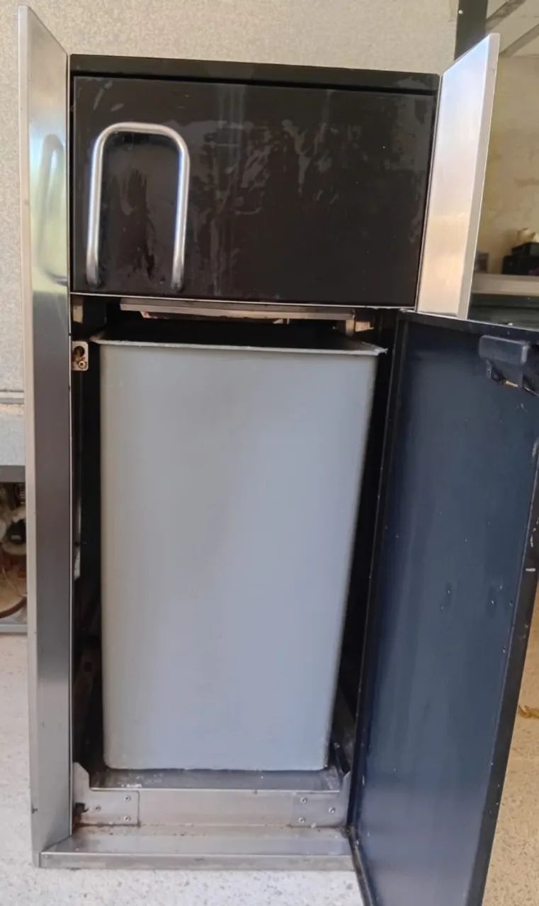Lixeira em inox 100L Modelo Fast Food - Foto 3