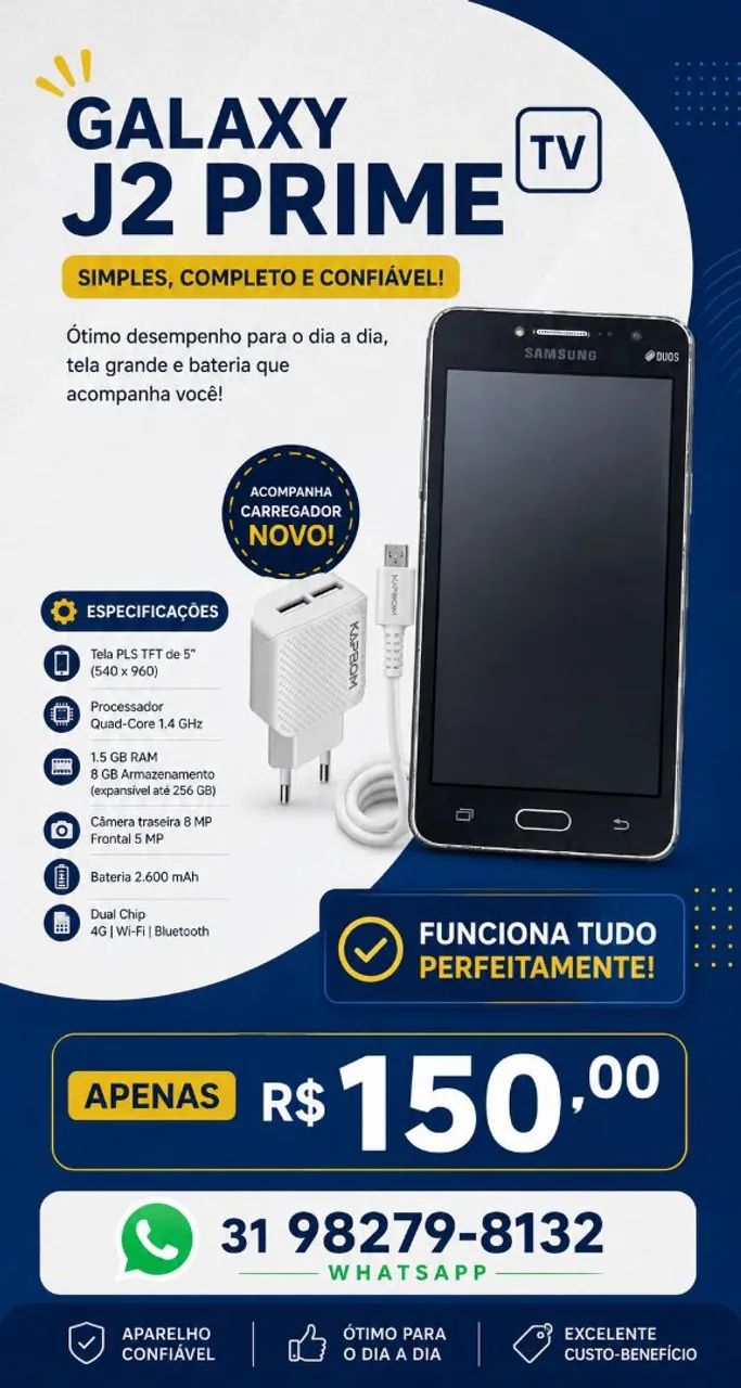 Galaxy J2 Prime TV