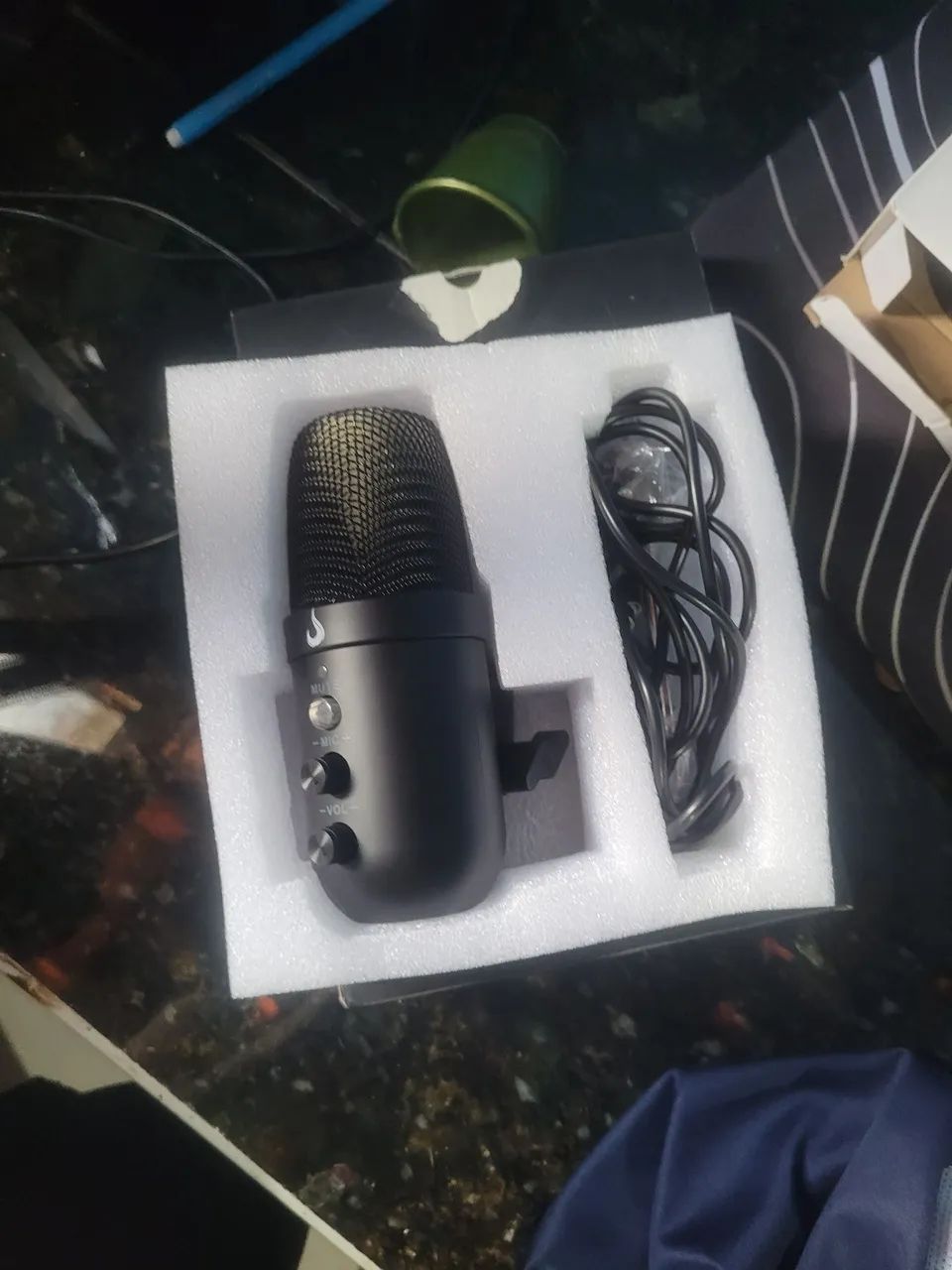 Microfone risemode consedor com caixa e nota  - Foto 2