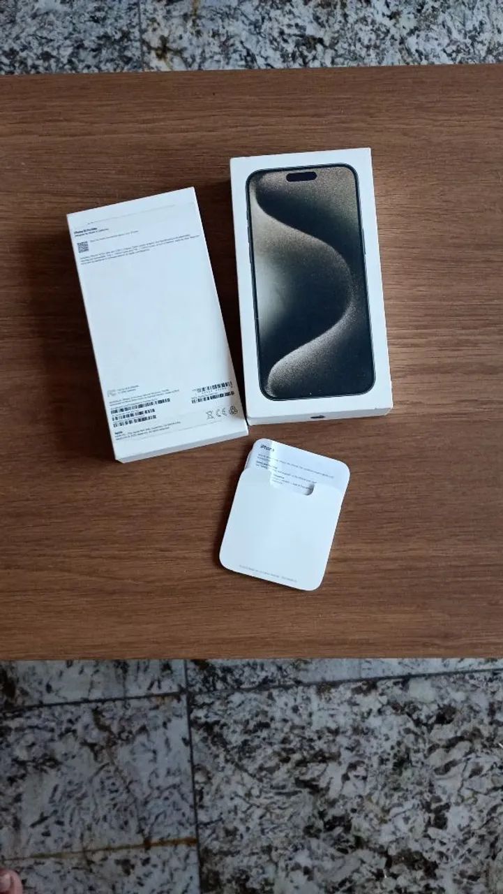 Caixa Original iPhone 15 Pro Max - Titanium - 256GB - Foto 2