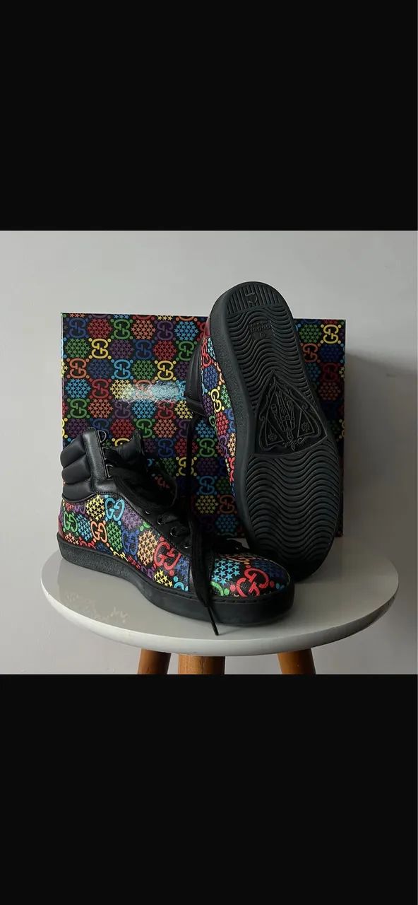 Gucci tênis colorido - Foto 3