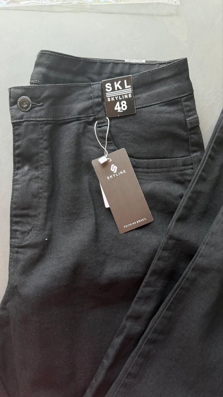 Calça masculina PRETA - NOVA!  - Foto 4