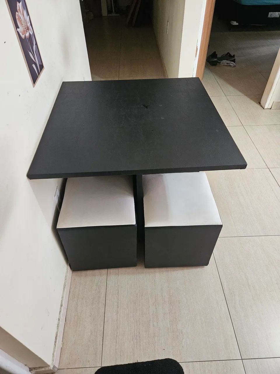 Mesa com puff - Foto 2