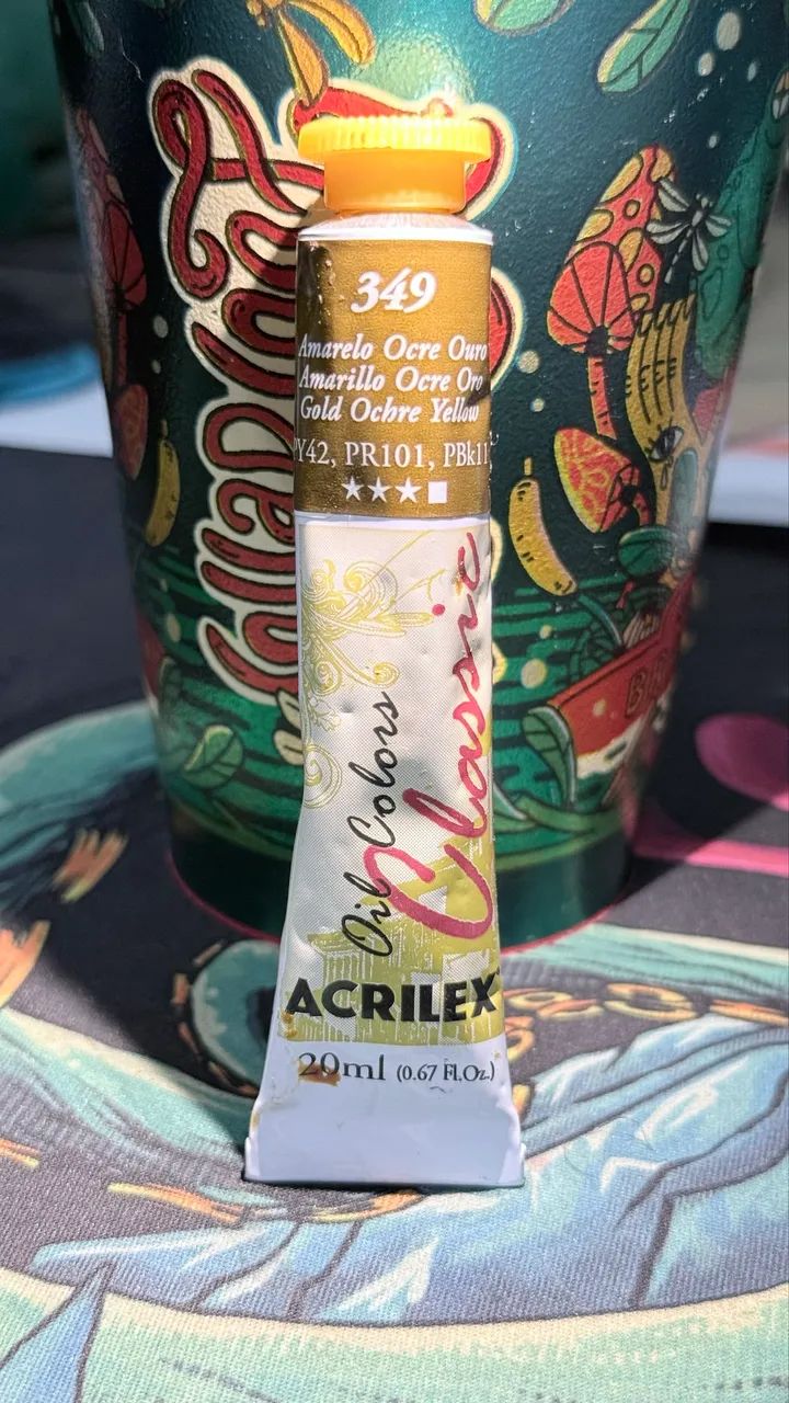 Tinta Óleo acrilex 20ml - Foto 2