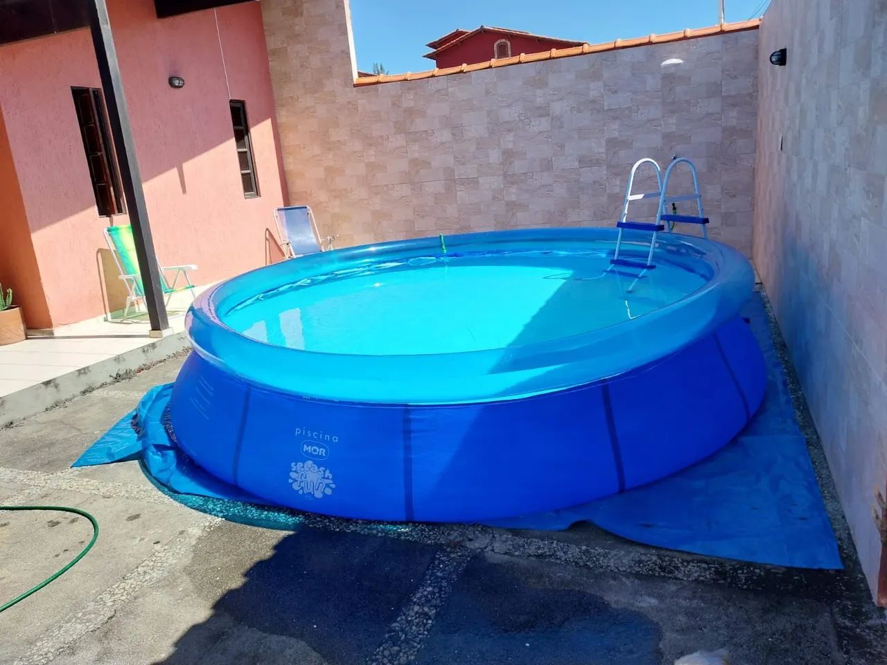 Piscina inflável MOR 9mil/LTS com filtro e escada  - Foto 3