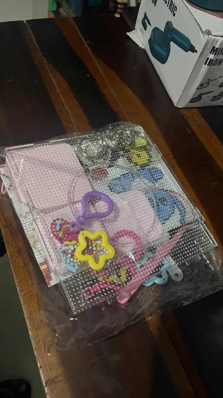 Kit Hama beads completo, pixel art 122 cores - Foto 3