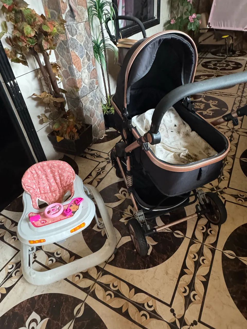 Kit Carrinho de bebê + Andajar + tapete TAMMY Time  - Foto 3