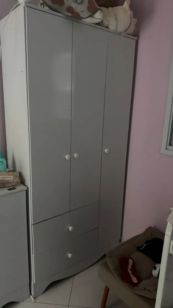 Guarda roupa de bebê ou crianca branco  - Foto 2