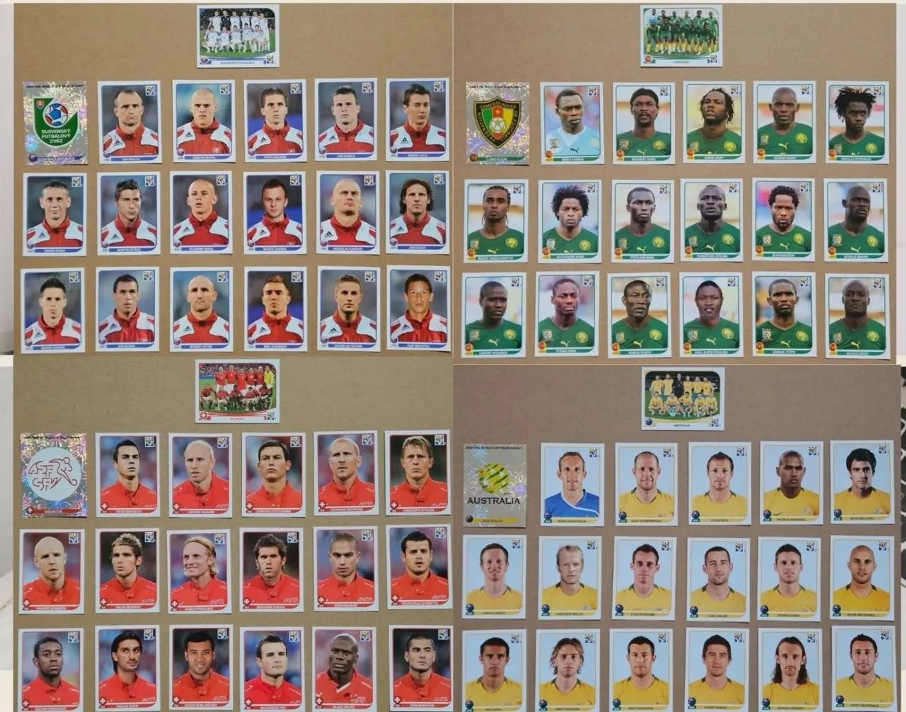 Kit figurinhas seleção completa copa 2010 - Foto 2