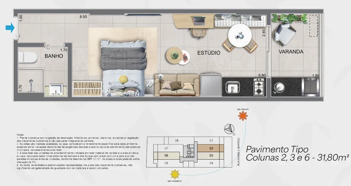 PLANTA 31m²