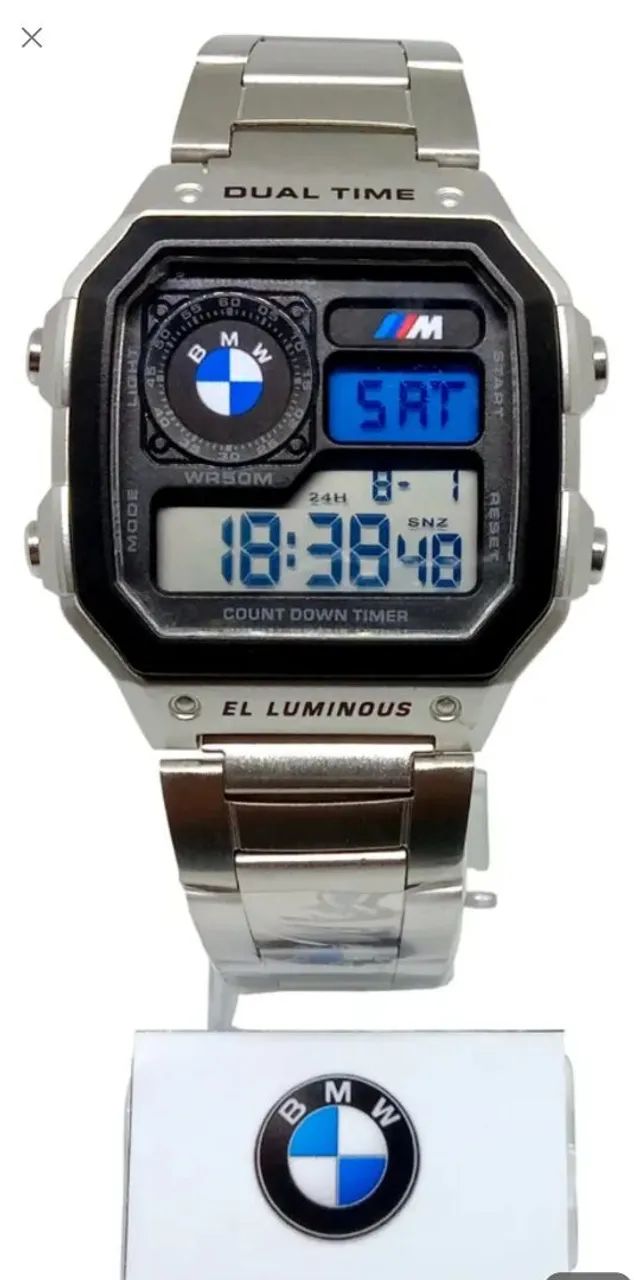 Relógio Custom BMW - base skmei 1299 - Foto 2