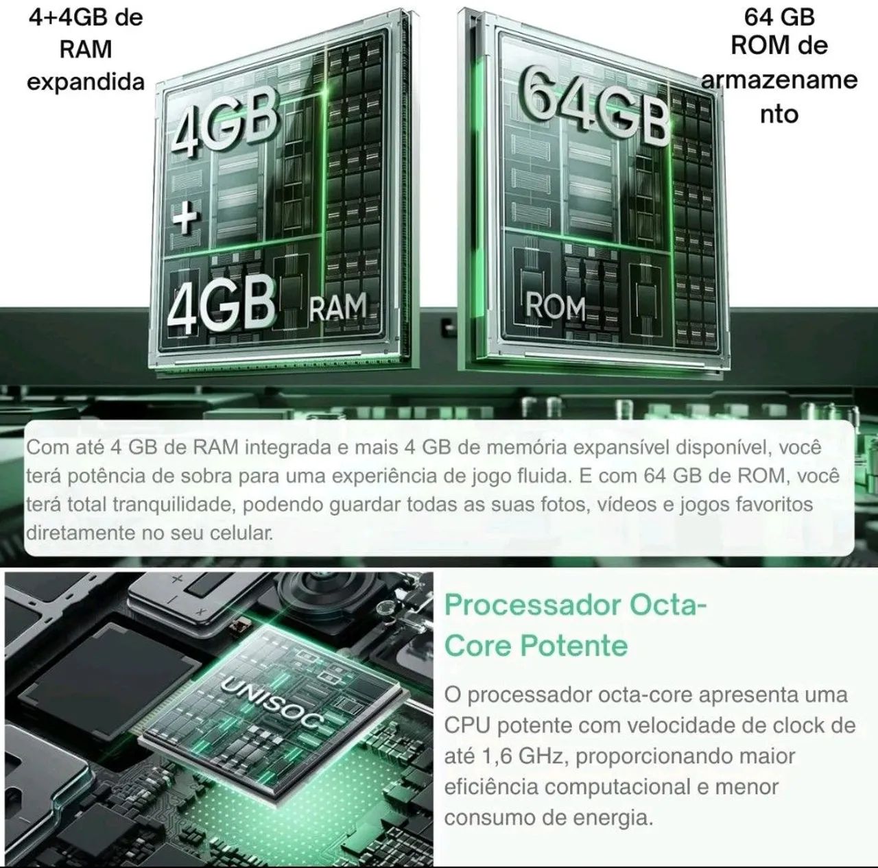 UMIDIGI NOTA 90A - CELULAR COMPACTO COM CARGA RÁPIDA - Foto 5