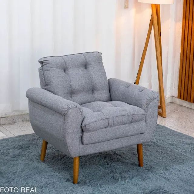 Poltrona MX Xangai  Linho   Novo! Pronta Entrega! - Foto 4