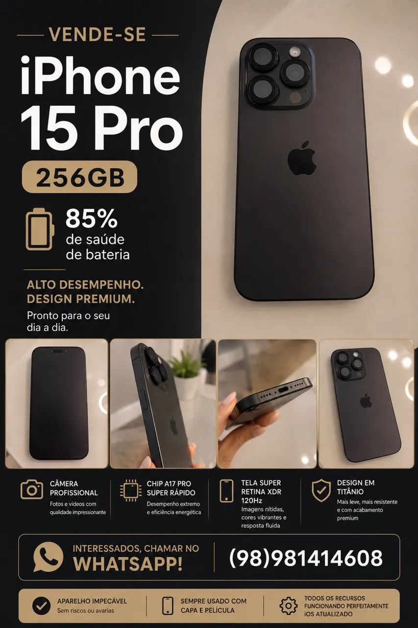 iPhone 15 pro 256gb 