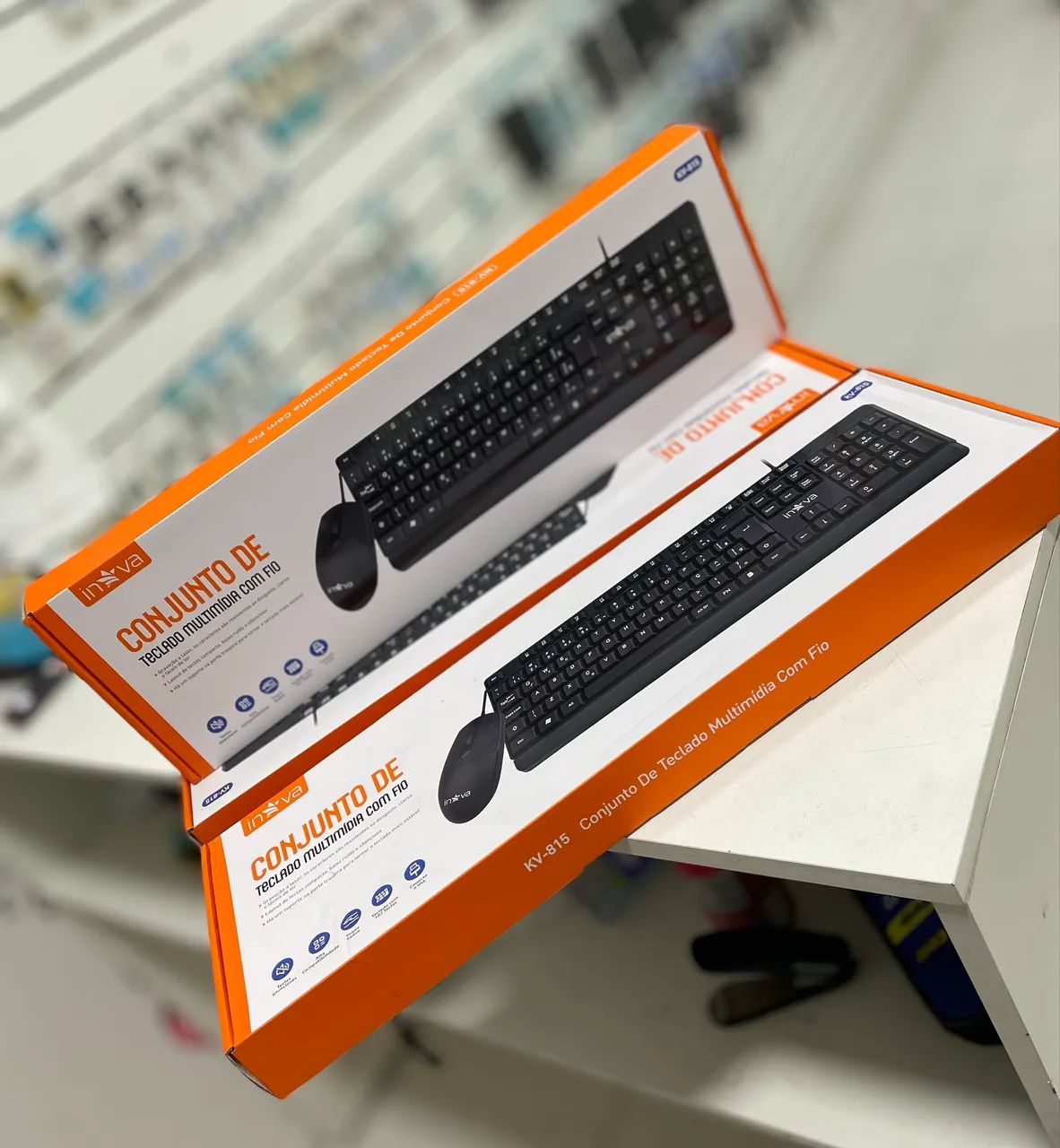 Teclado + Mouse -  Fazemos entregas