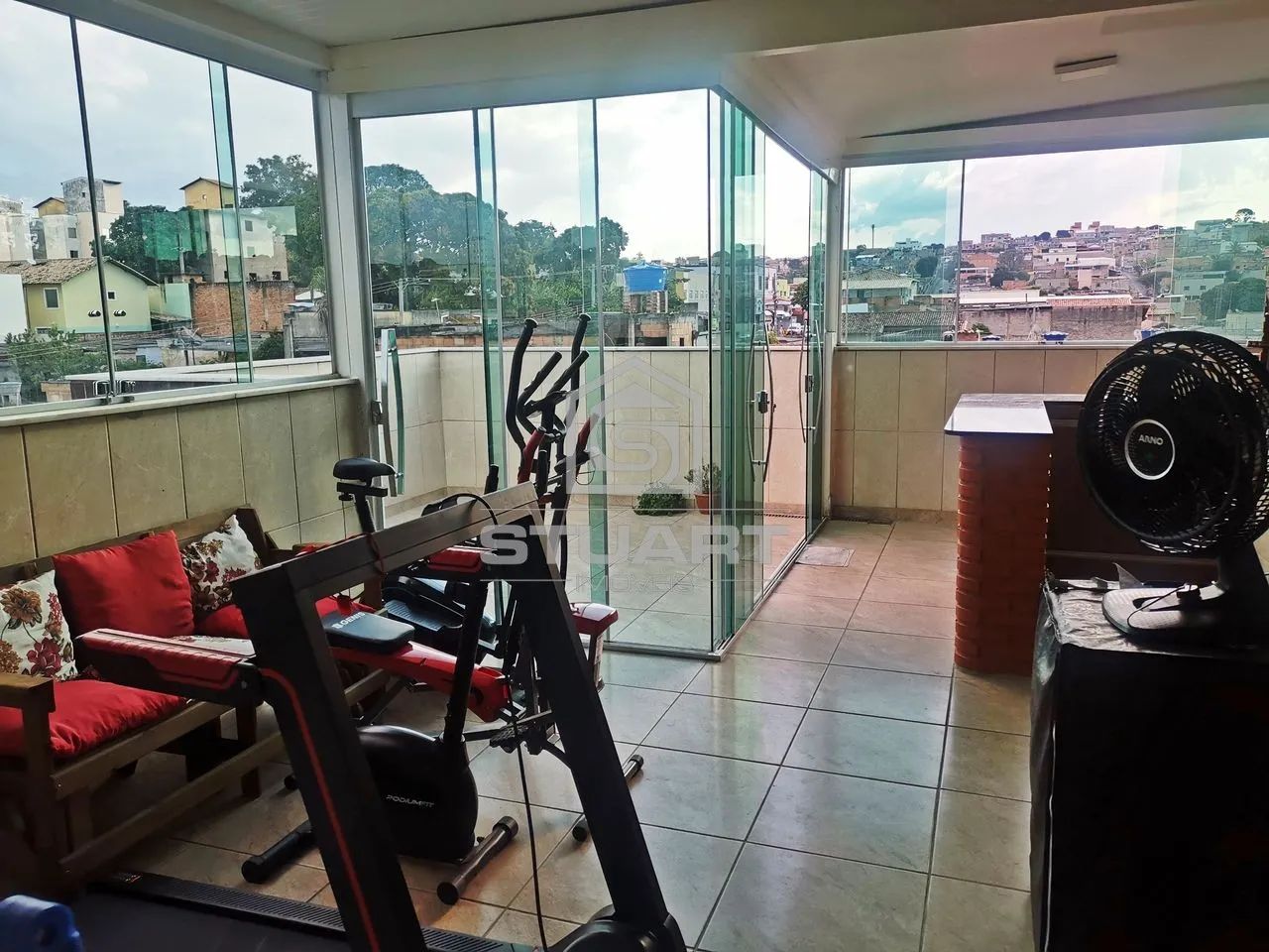 Cobertura decorada com 2 quartos e 1 vaga - Foto 3