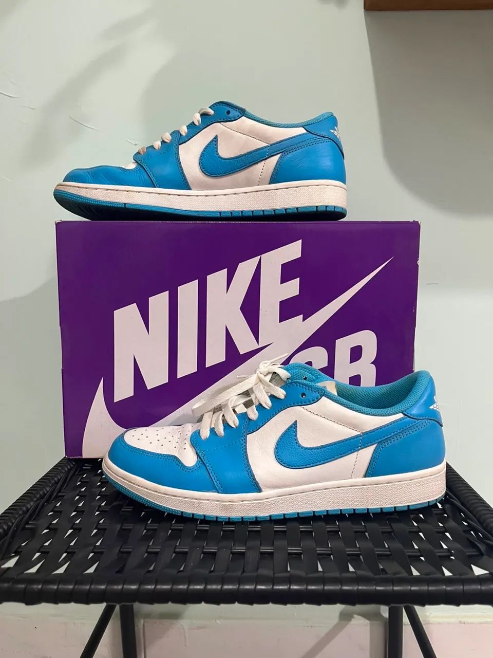 Tênis Nike dunk azul - Foto 3