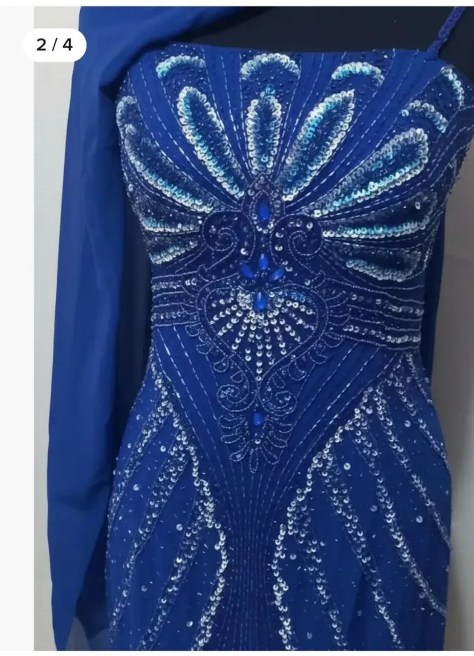 Vestido azul royal lindissimo  - Foto 4