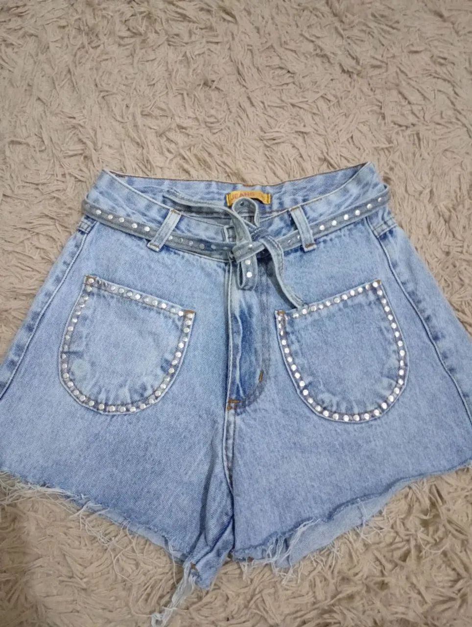 Shortinho Jeans Cintura alta - Foto 2