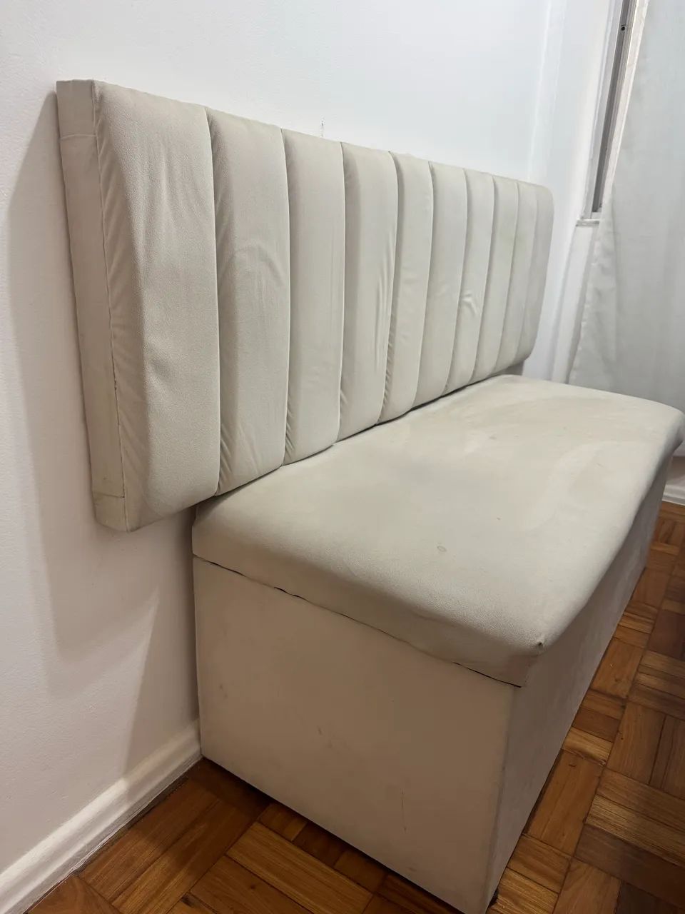 Mesa de Jantar Branca + Canto Alemão - Conjunto - Foto 2