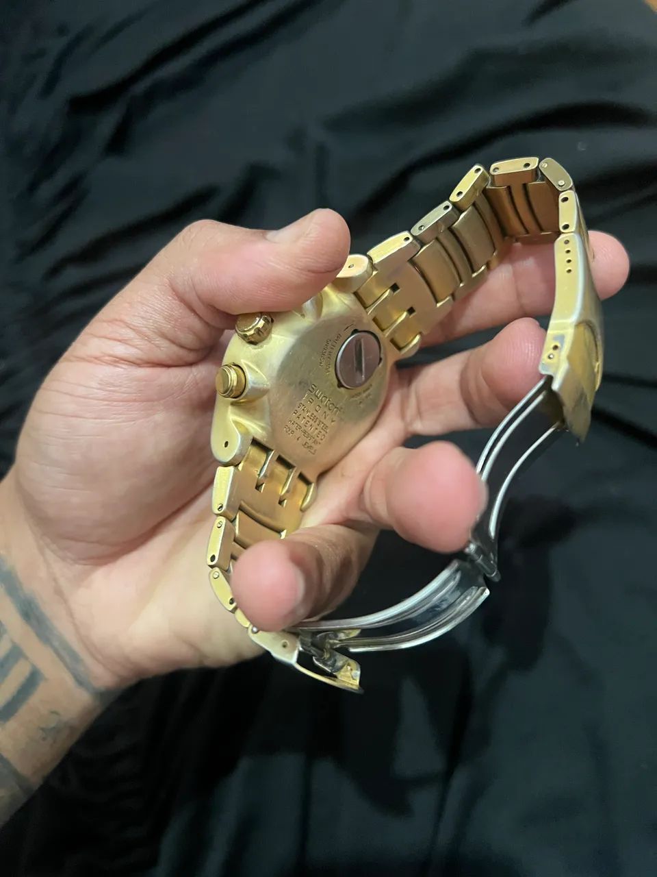 Relógio Swatch caramelo