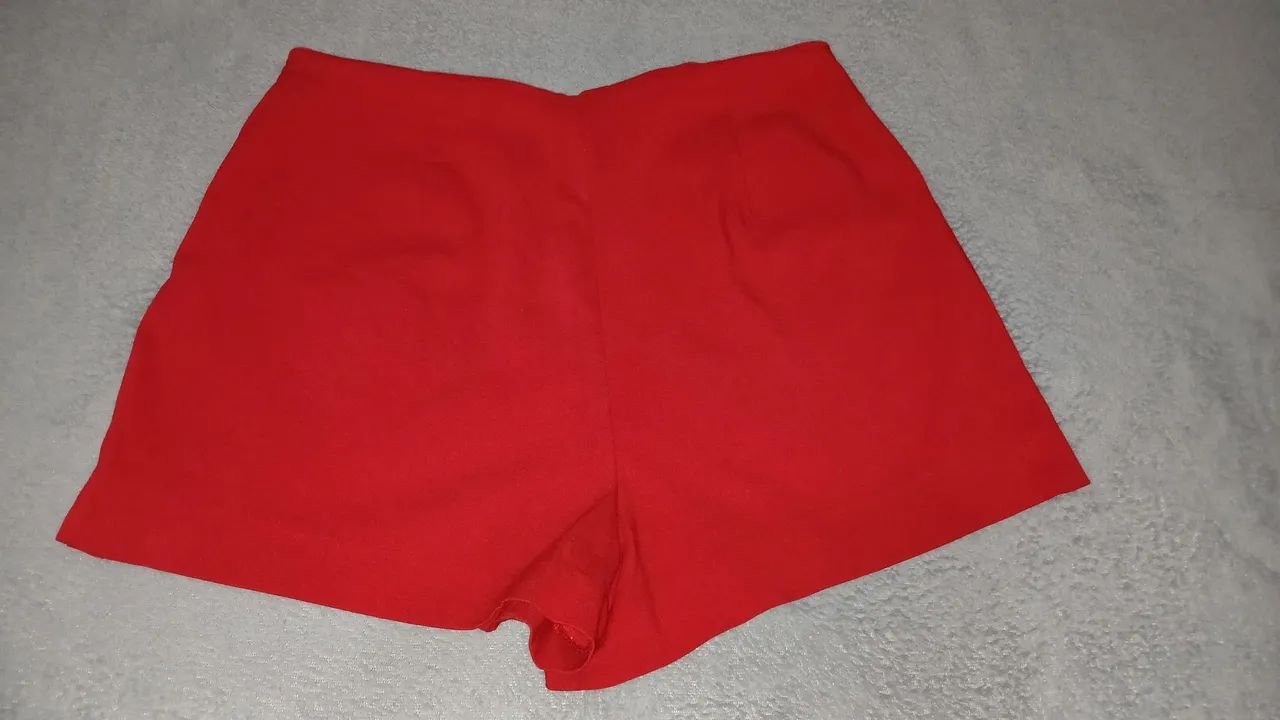 Short Renner M - tecido vermelho  - Foto 2