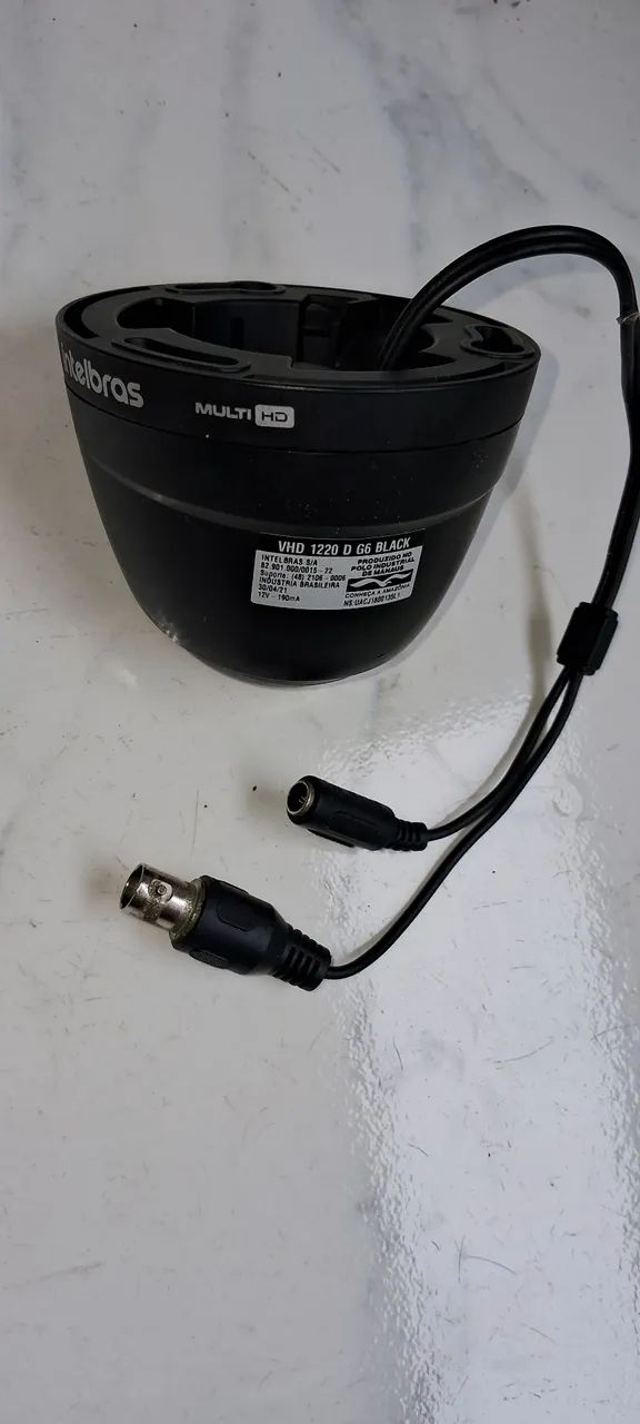 Camera Dome DVR Intelbras G6 Black VHD R$120 Entrego
