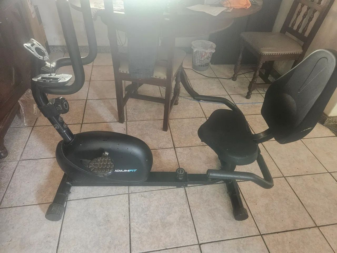 Bicicleta horizontal ergometrica h100 