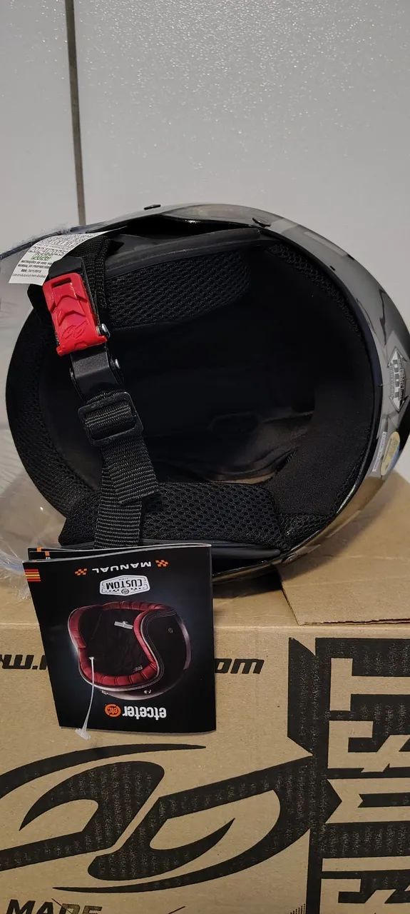 Capacete aberto etceter  - Foto 4