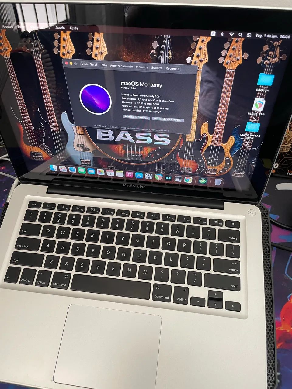 Macbook pro Monterey 13 polegadas