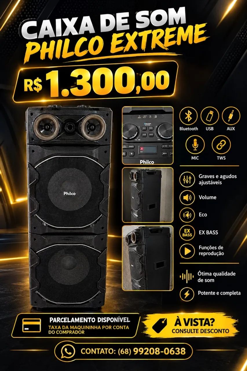 ? Caixa de Som Philco Extreme  