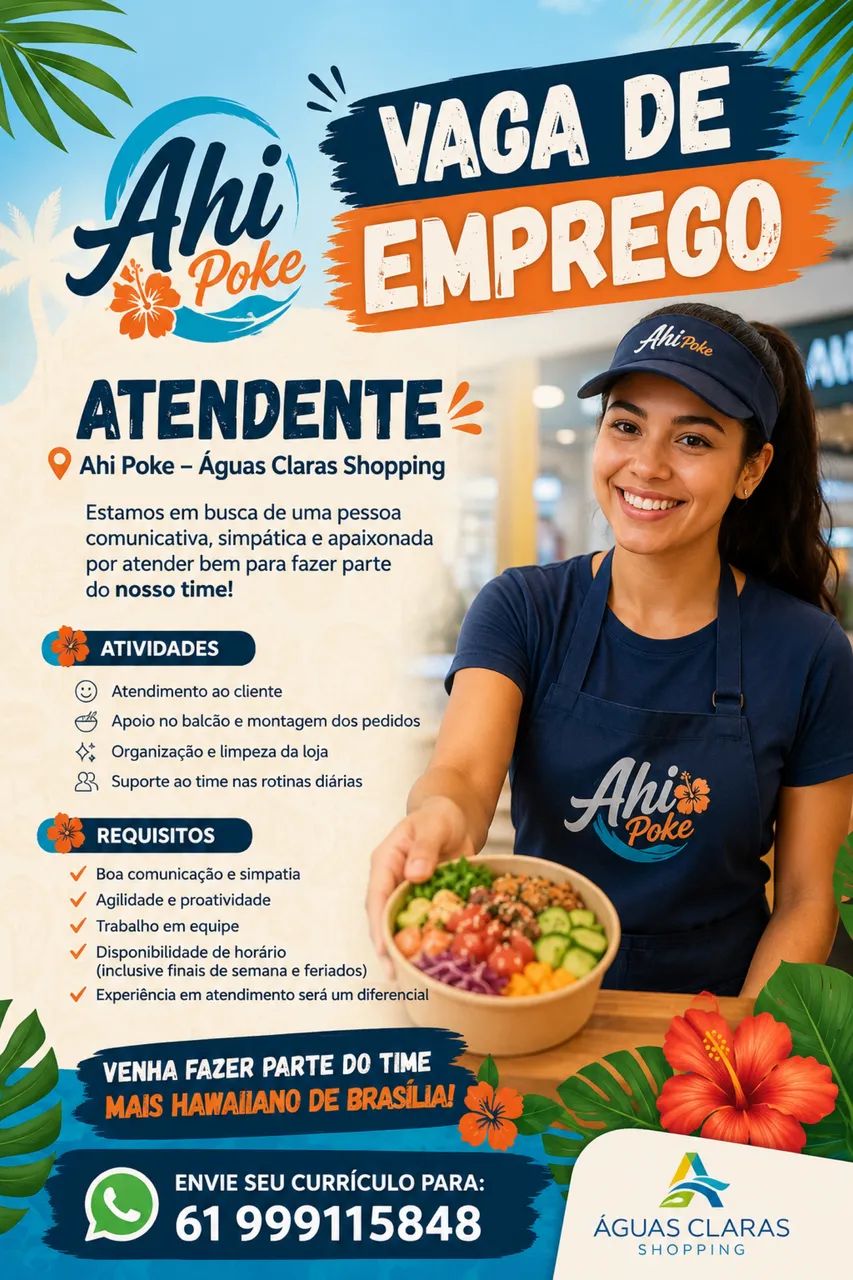 Vaga para Atendente 1