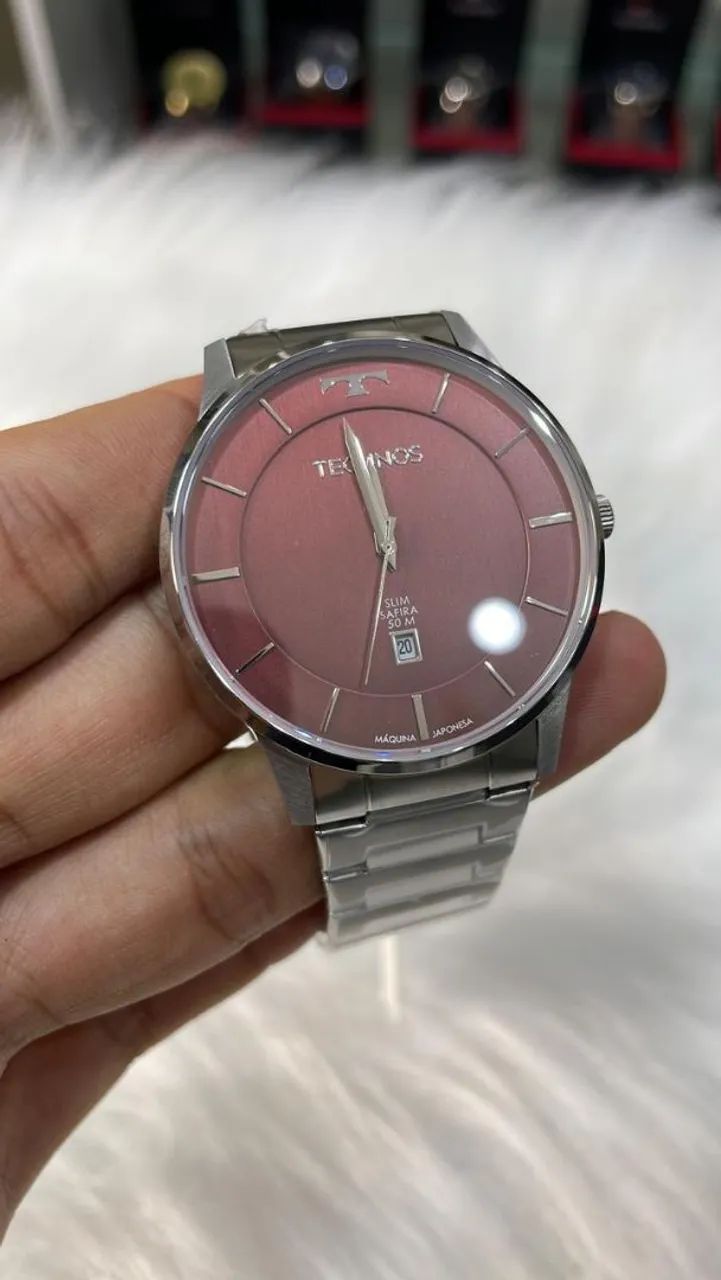 Relógio Technos Slim com visor em safira  - Foto 4