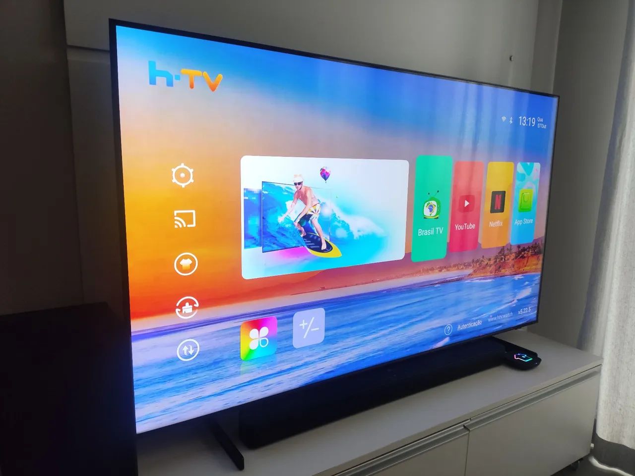TV SAMSUNG QLED 65' SEMI-NOVA 