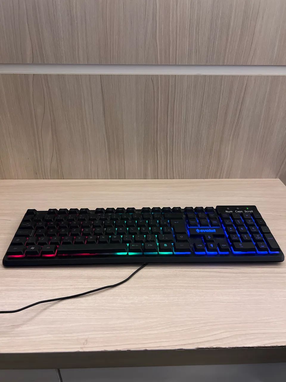 TECLADO EVOLUT COM LUZ DE LED  - Foto 2