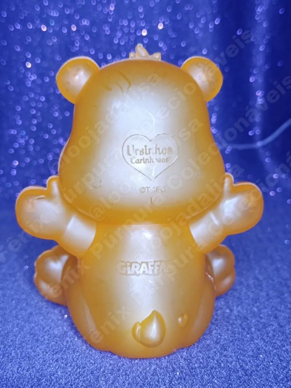 Luminária Ursinhos Carinhosos Giraffas Laranja Doces ou Gostosuras Original Lacrado - Foto 4