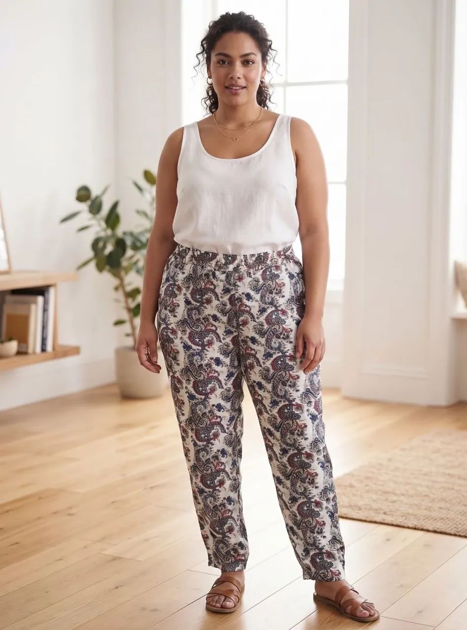 Calça em viscose - GG